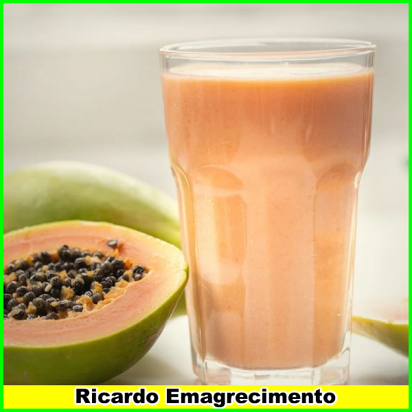 Receita Shake De Mamão Para Emagrecer.