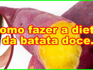 dieta da batata doce para emagrecer.