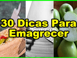 lista de dicas para emagrecer.