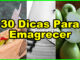 lista de dicas para emagrecer.