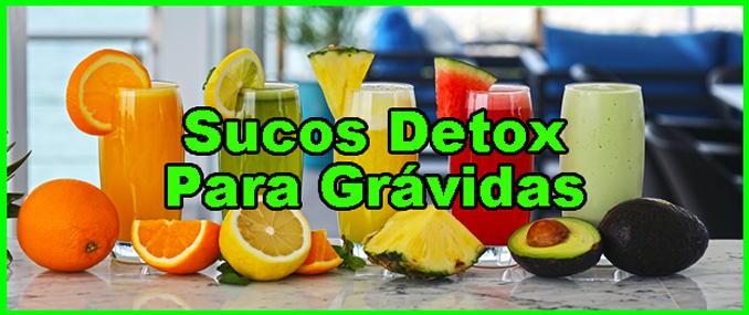 Grávida pode tomar suco detox?