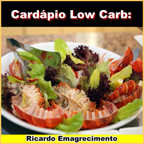 cardápio da dieta low carb.