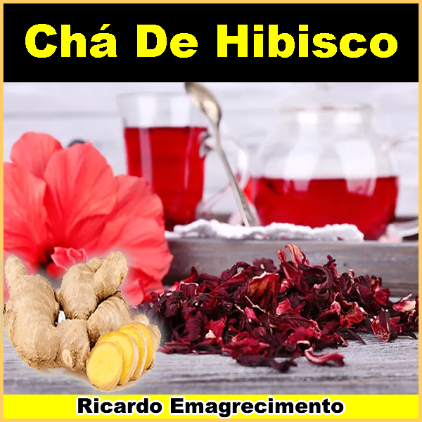 receita chá de hibisco para emagrecer.