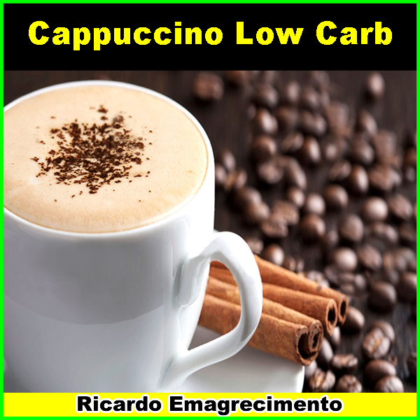 Receita Cappuccino low carb.