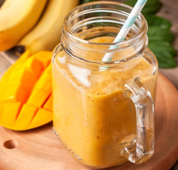 Receita Shake Emagrecedor de Manga com Banana.