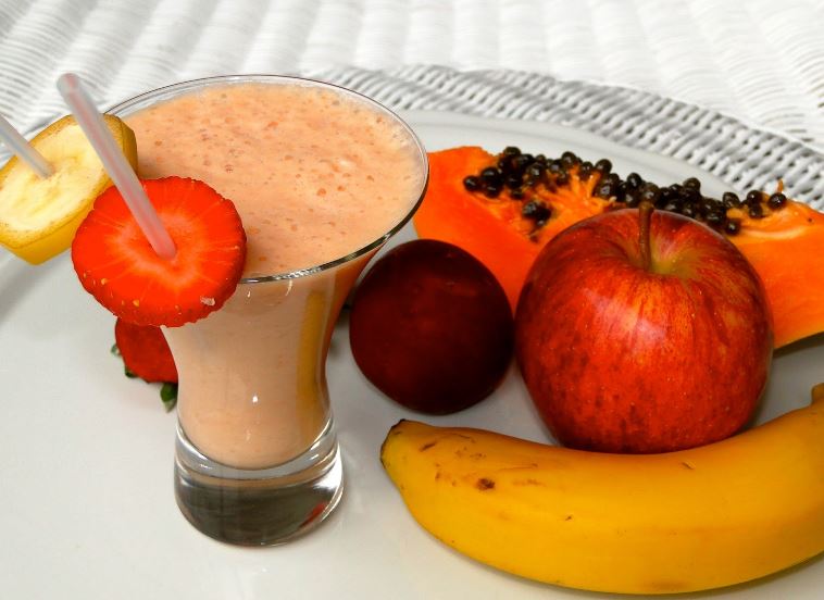 Receita Shake Emagrecedor de Frutas.