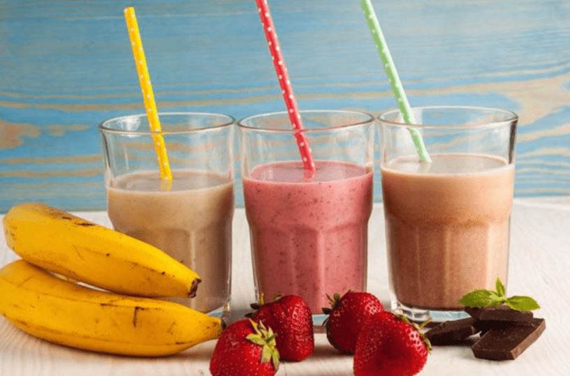 Receita Shake Emagrecedor de Iogurte com Frutas.