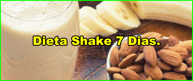 Dieta Shake 7 Dias. Receita Mais Cardápio!