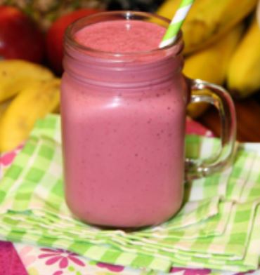 Receita Shake Detox de Morango com Pitaya Emagrecedora.