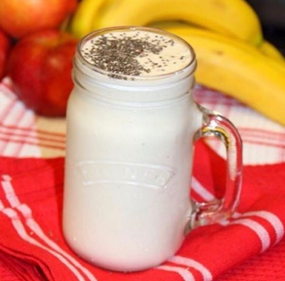 Receita Shake de Banana com Whey Protein.