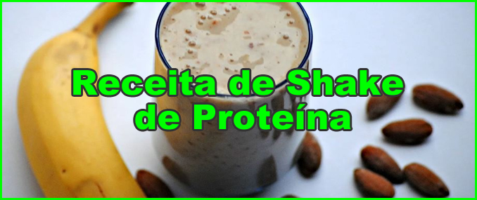 Shake De Proteína Caseiro Para Emagrecer.