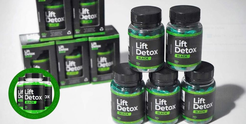 Lift Detox Black com Colágeno Hidrolisado!